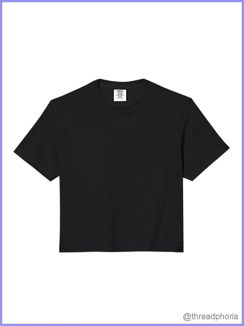 Purple Number 24 Jersey Player Fan Gifts Crop Top Cotton Tee